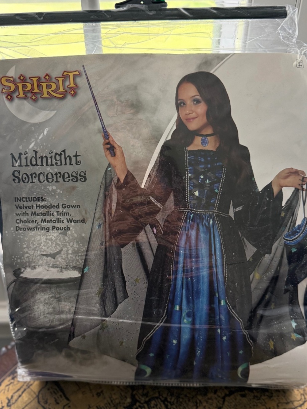 Midnight Sorceress Spirit Halloween Girls 12-14 size L